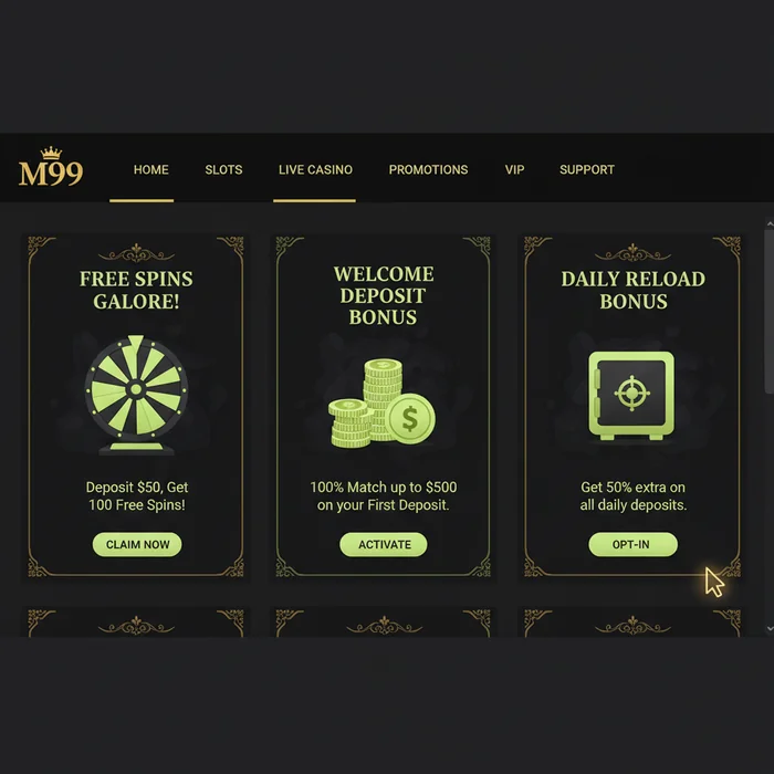 M99 Casino Bonus